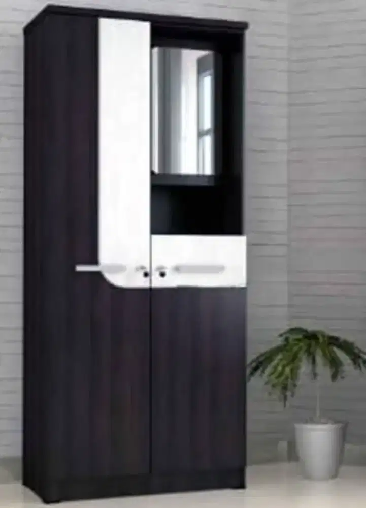 Lemari Pakaian 2/3 Pintu Kaca Masuk Astro Box Alphard