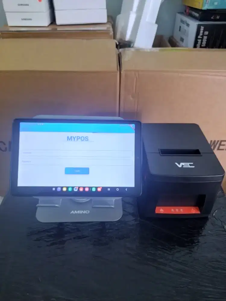 Mesin kasir android Samsung 8inch 2/32 - Paket printer