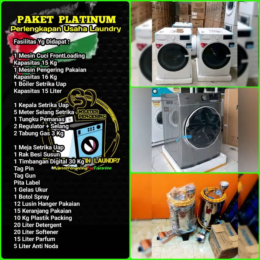Mesin Laundry / Paket Lengkap Usaha Laundry