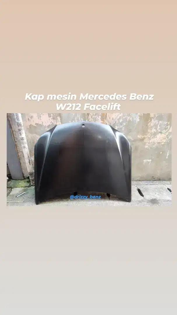 Kap mesin Mercedes Benz W212 Facelift E - Class