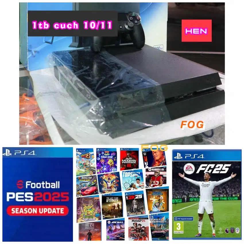 PS4 Fat Fullset Fullgame tinggal main