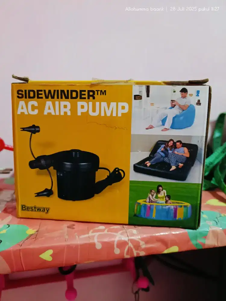 Pompa listrik BESTWAY kolam renang, kasur, sofa yg harus di pompa