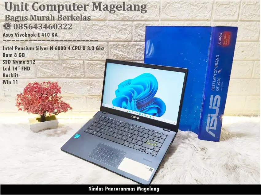 Asus Vivobook E 410 KA Intel N6000 4 core II Nvme 512 II 8 GB II BL