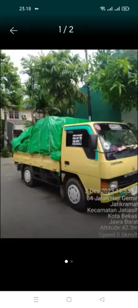 Sewa mobil truk engkel pindahan rumah kantor, apartemen