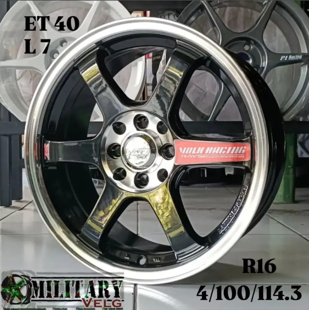 TE37 SL R16 Blackglossy polish