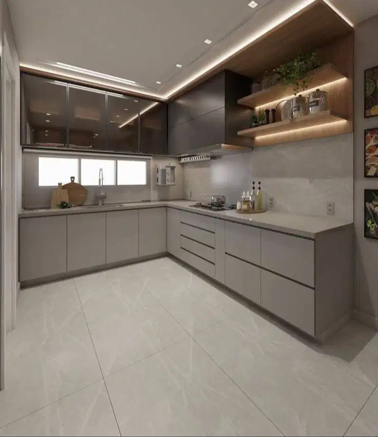 Custom Interior Kitchen Set, Backdrop TV, Lemari, Wardrobe, Kitchenset