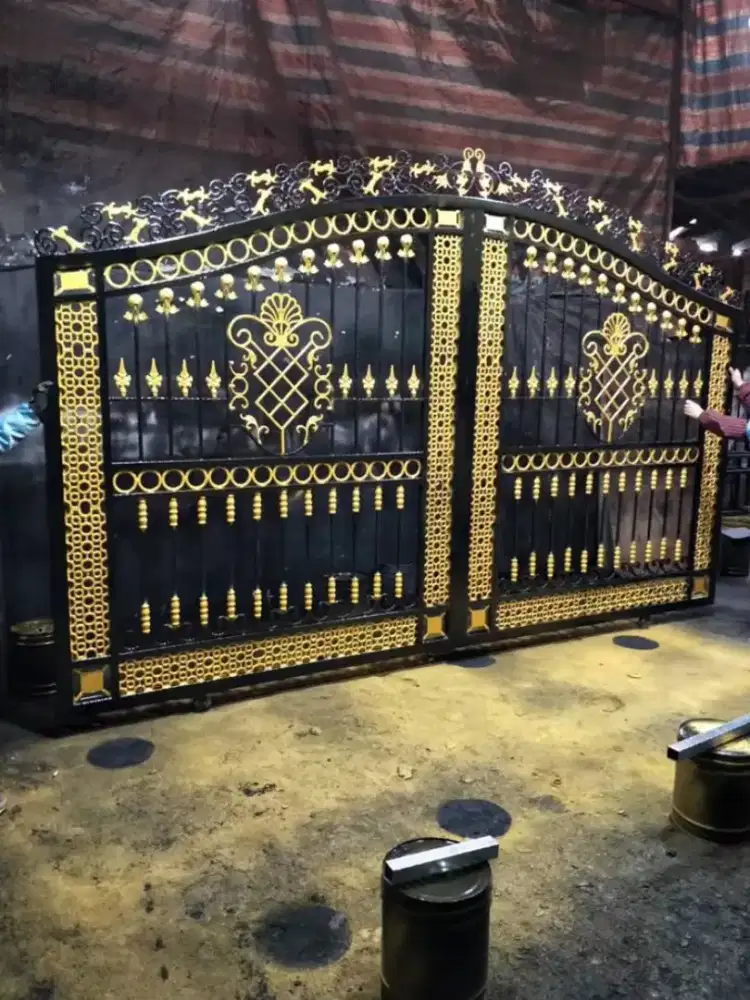 Bengkel las Lampung tralis kanopi pintu pagar gerbang tangga