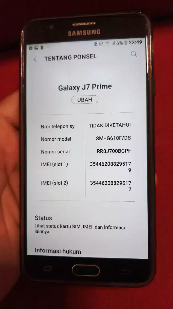 Hp samsung j7 prime