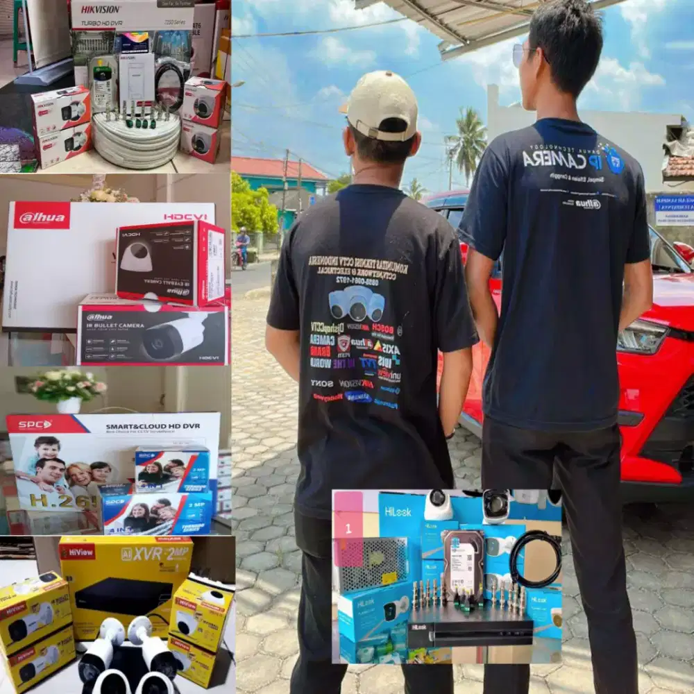 BANDAR KAMERA CCTV TOKO RUMAH MASJID SEKOLAH KOS KAMPUNG LNSG TEKNISI