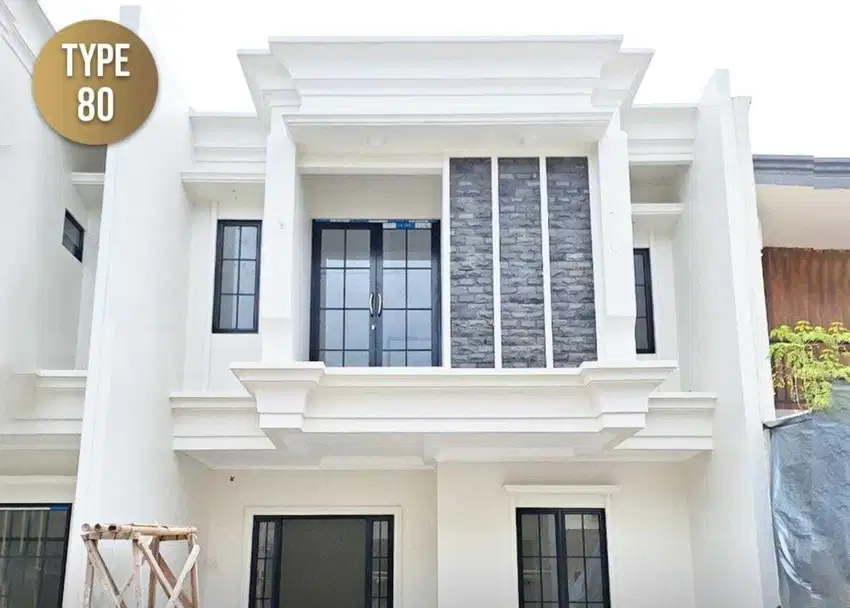 Rumah Baru 2 Lantai Modern Tanah Dan Bangunan Dekat Stasiun & Toll