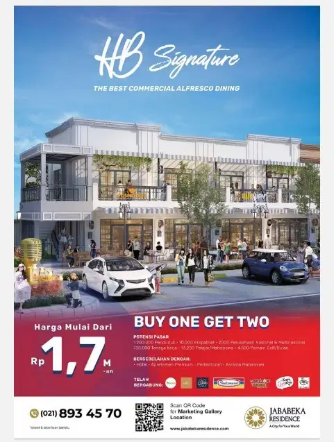 DIJUAL RUKO HB SIGNATURE JABABEKA RESIDENCE
