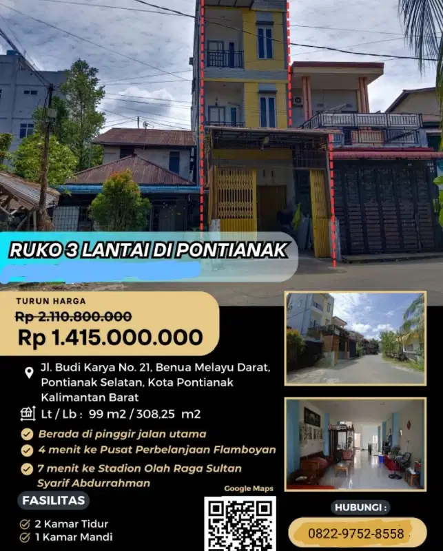 jual murah ruko