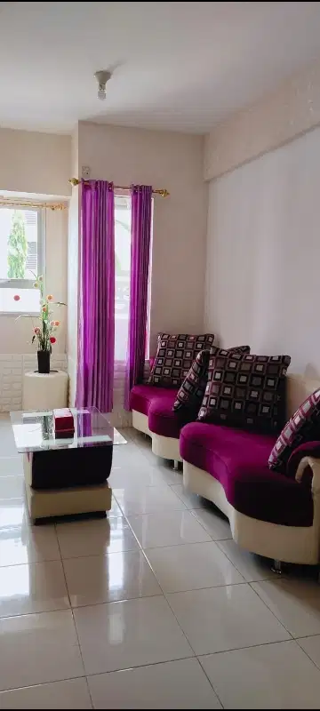 disewakan apartemen puncak kertajaya 2br jadi 1 conecting
