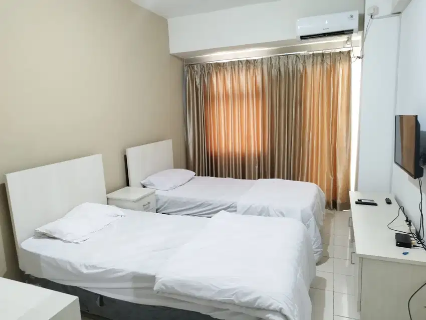Sewa Apartemen Murah Jatinangor dekat ITB UNPAD twin bed