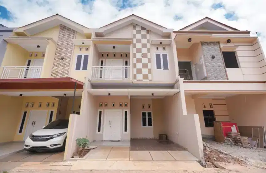 Cluster 2 lantai 900jutaan di komplek 500meter ke pintu toll jatiasih
