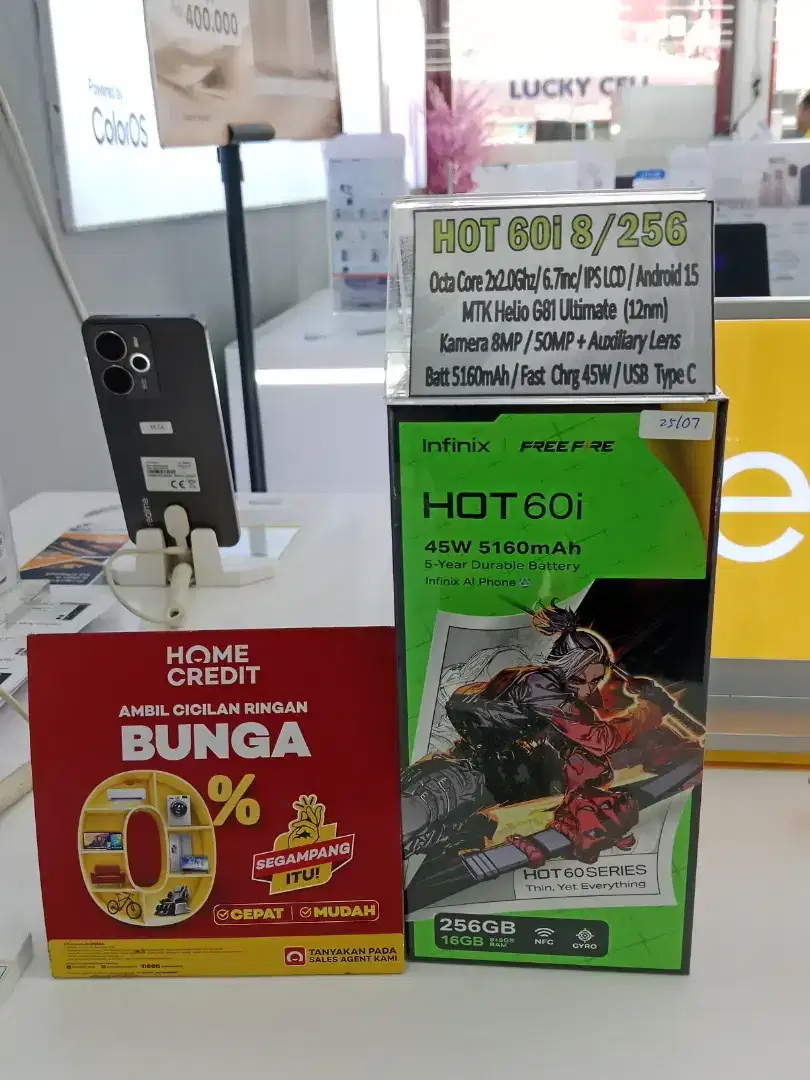 SEGAMPANG ITU CICILAN HANDPHONE INFINIX HOT 60i 8/256