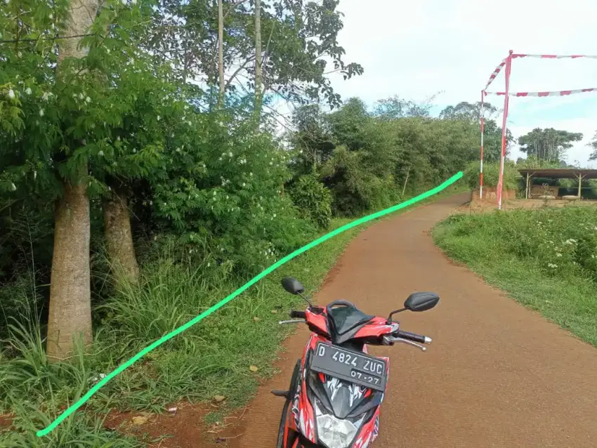 Jual Tanah Murah dan Luas Pinggir jalan desa Area Ciwidey