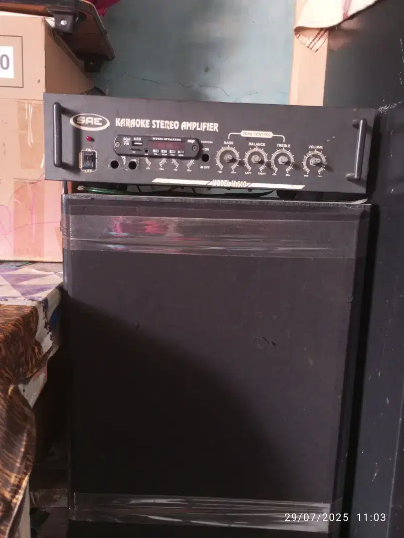 Jual ampli Ama speaker ny ukuran 12 in