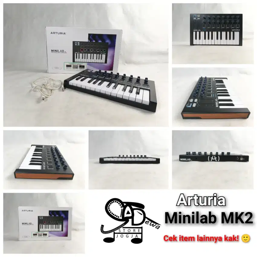 ARTURIA MINILAB MK2 MIDI CONTROLLER MINI LAB MKII KEYBOARD CONTROLER