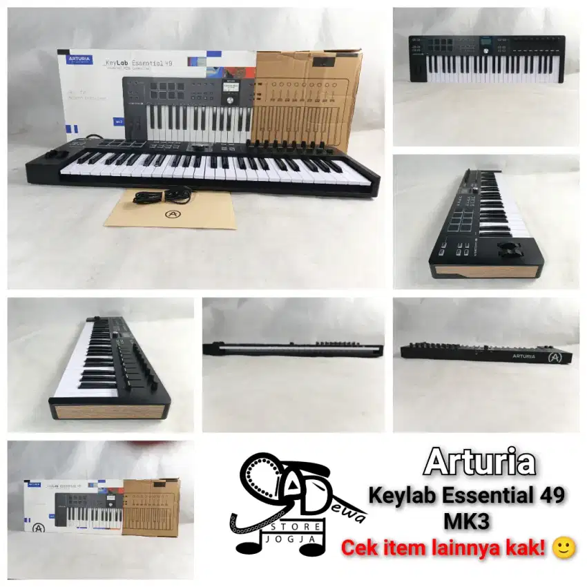 ARTURIA KEYLAB ESSENTIAL 49 MK3 MIDI CONTROLLER MKIII CONTROLER