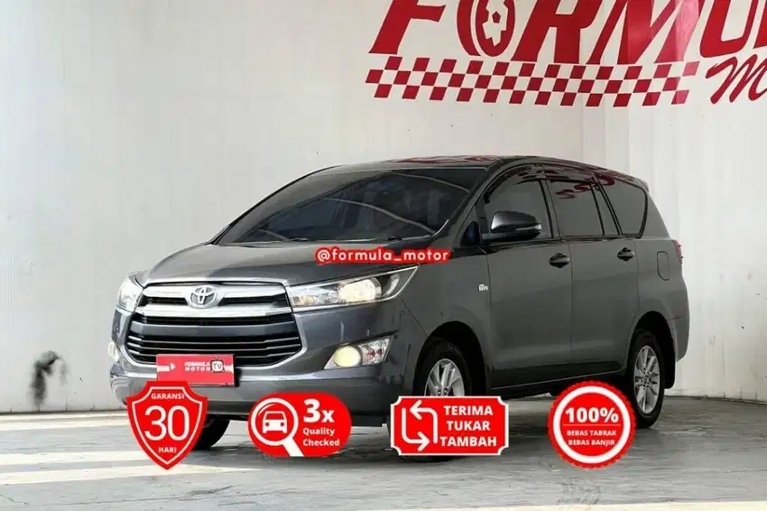 Toyota Kijang Innova 2.0 G Matic 2019 Abu abu Inova reborn Bensin grey