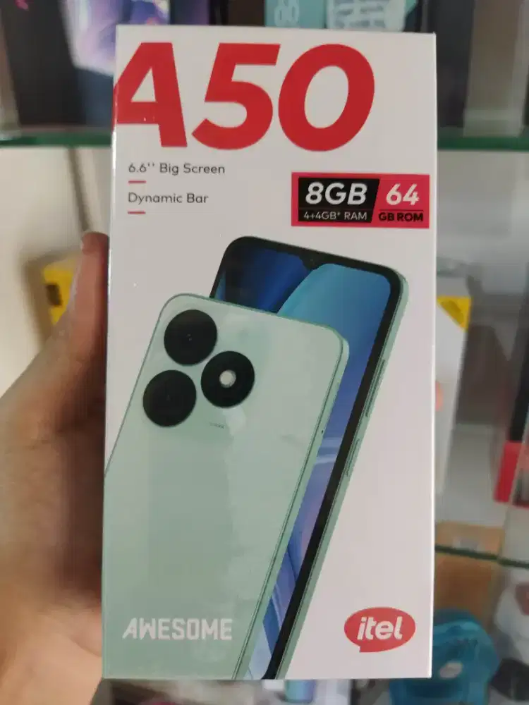 Infinix Itel A50 Ram 8/64GB HP Android Murah New Garansi Resmi 1 Tahun