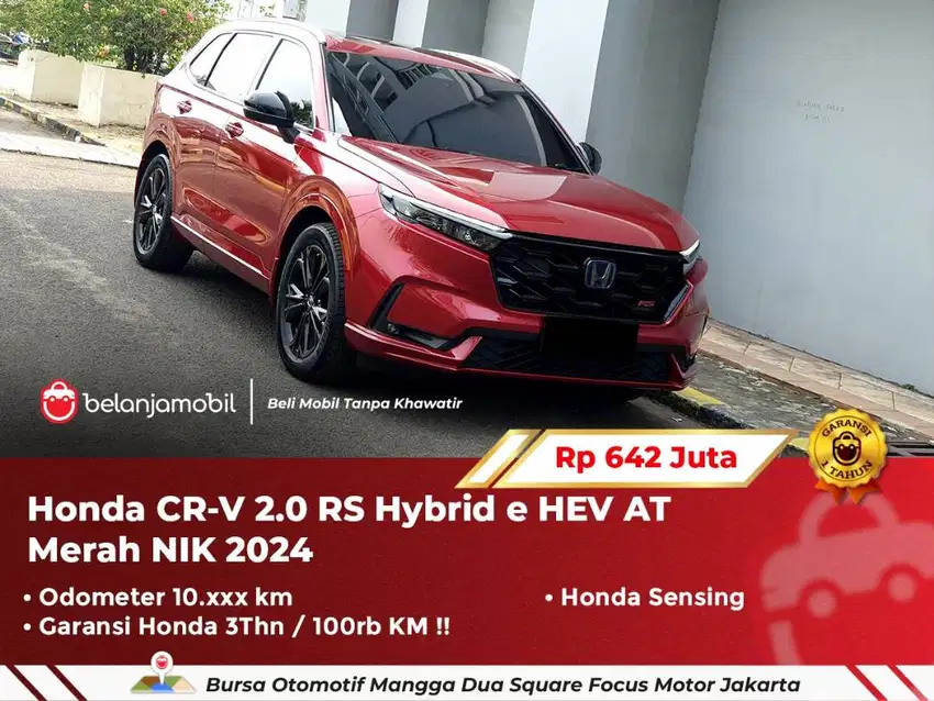 [ BERGARANSI ] Honda CR-V CR V CRV 2.0 RS Hybrid HEV Sensing 2024/2025