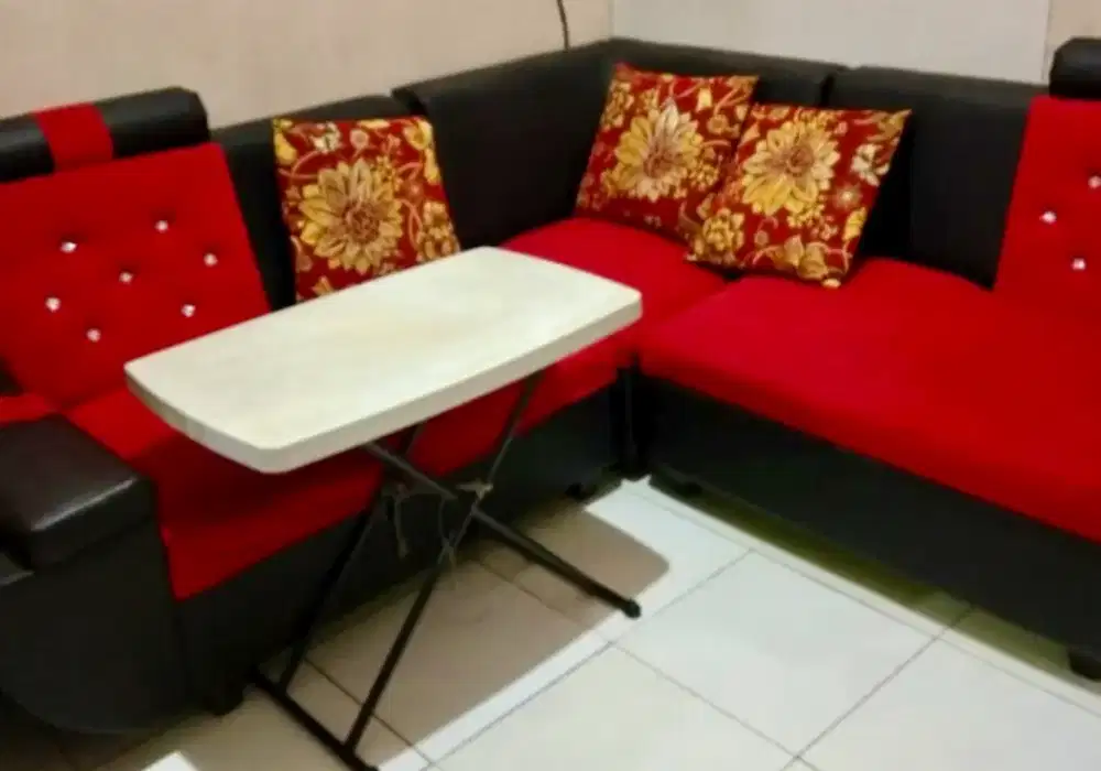 SOFA MINIMALIS/SOFA L/SOFA RUANG TAMU/DEKORASI RUMAH/BANGKU TAMU