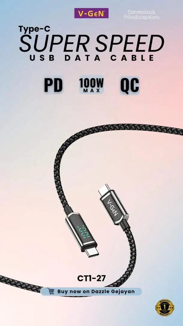 V-GEN CT1-27 Type-C To Type-C