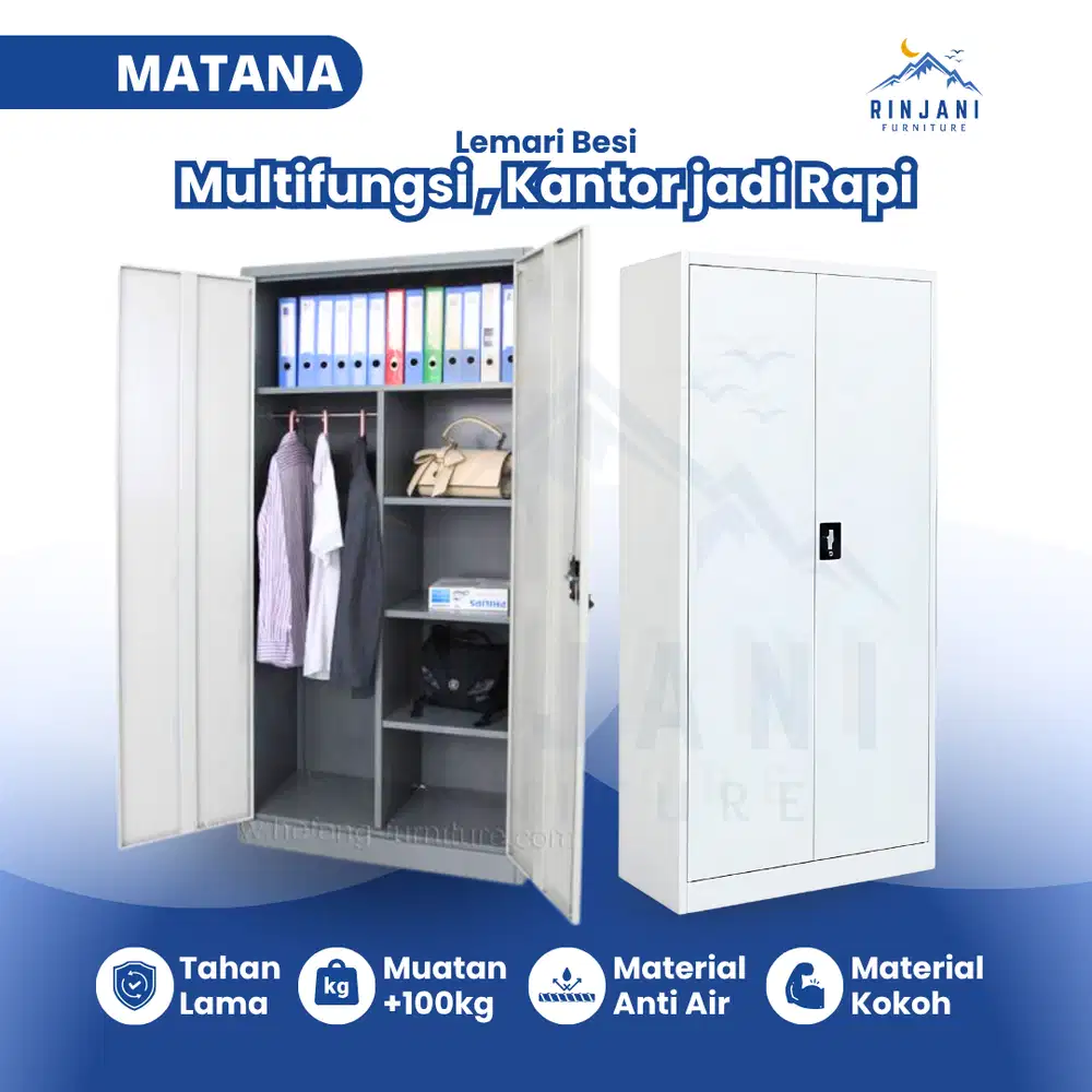 Lemari Besi Pakaian MATANA - lemari baju besi | lemari pakaian besi