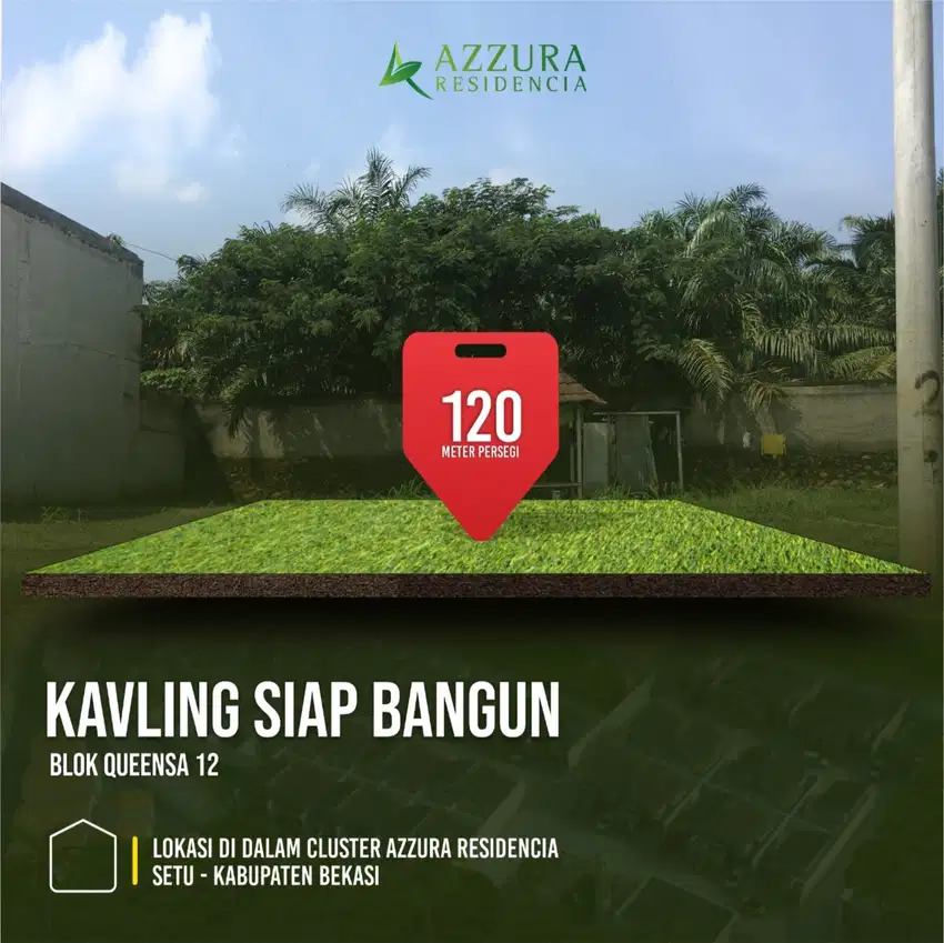 Tanah kavling Luas Di Setu Dalam Cluster