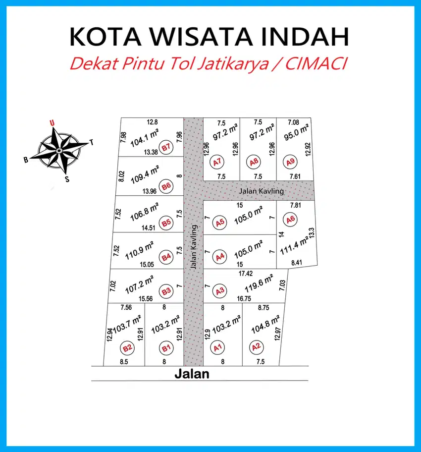 Tanah Kavling Strategis dekat Citra Grand Cibubur, Cicilan 12x