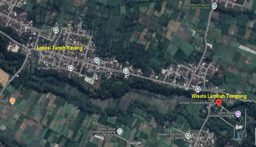 Promo Tanah Kavling SHM Murah dkt Wisata Lembah Tumpang Malang Slamet