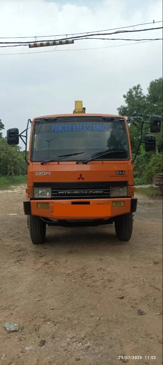 JUAL MITSUBISHI FUSO TH 2014 +  CRANE 5 TON