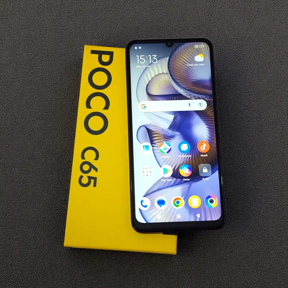 Ram 8GB memori 256GB - Poco C65 mulus lengkap