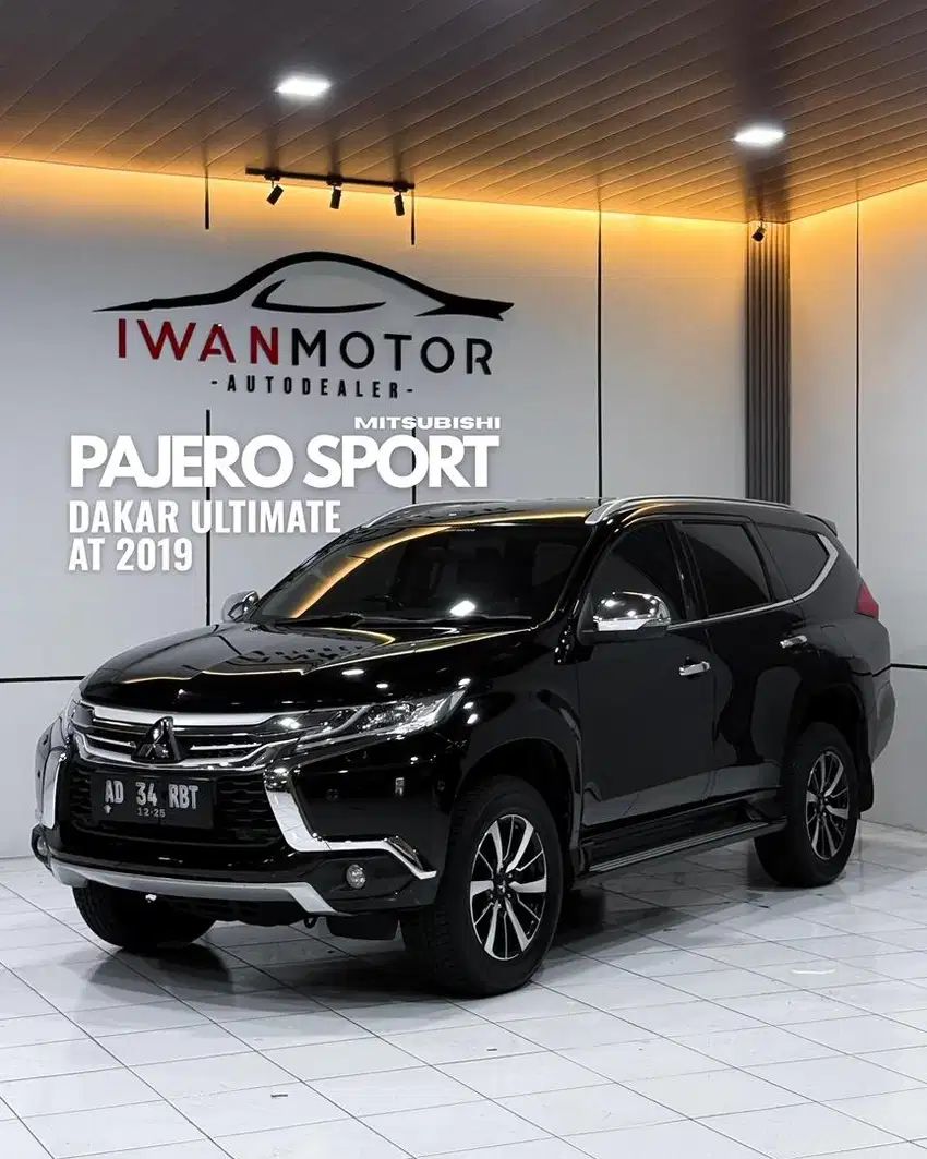 Plat AD! Mitsubishi Pajero Sport Dakar Ultimate AT Tahun 2019