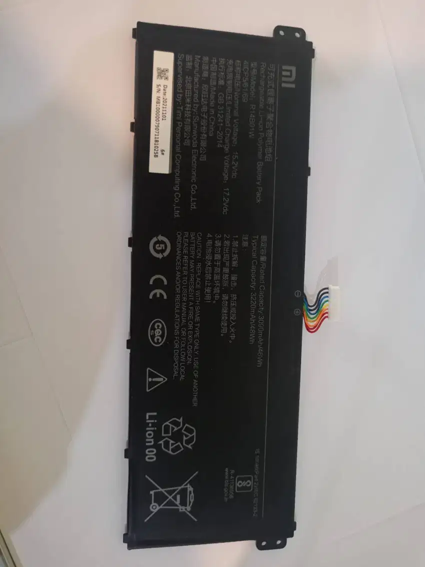 Baterai Laptop Redmi Book 14