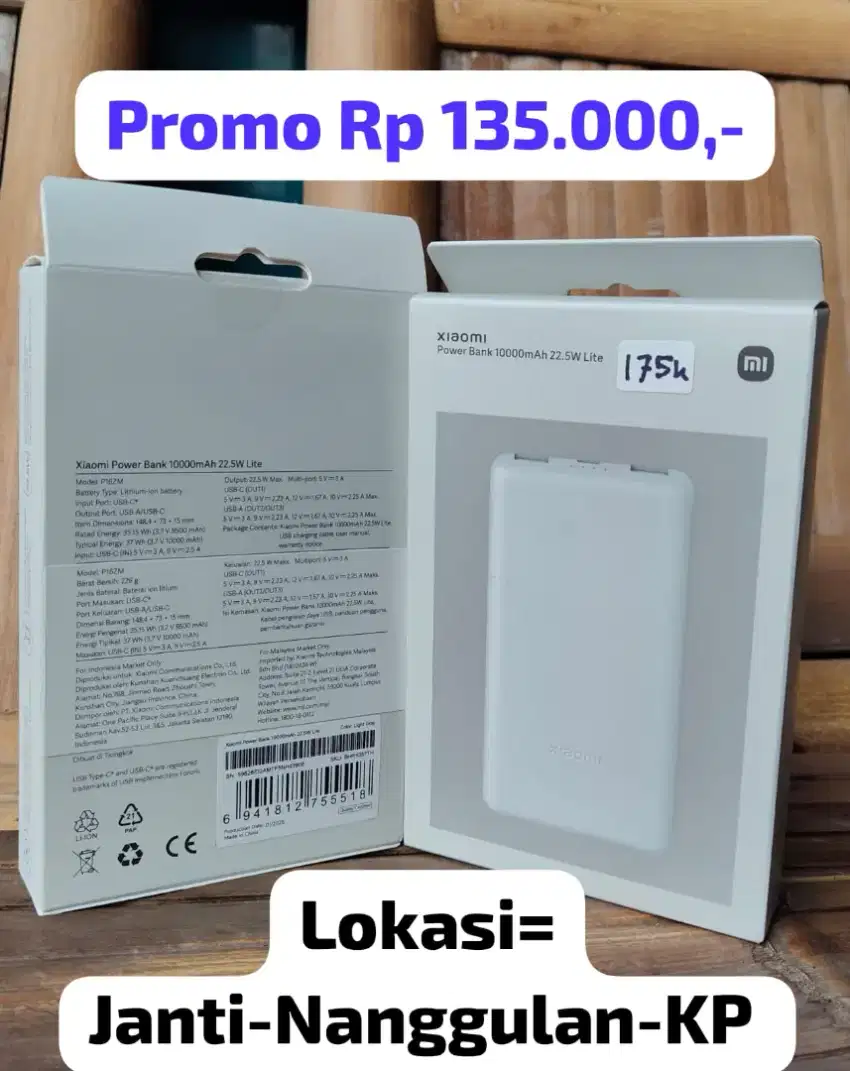 Powerbank Xiaomi 10000mah ( GARANSI RESMI )