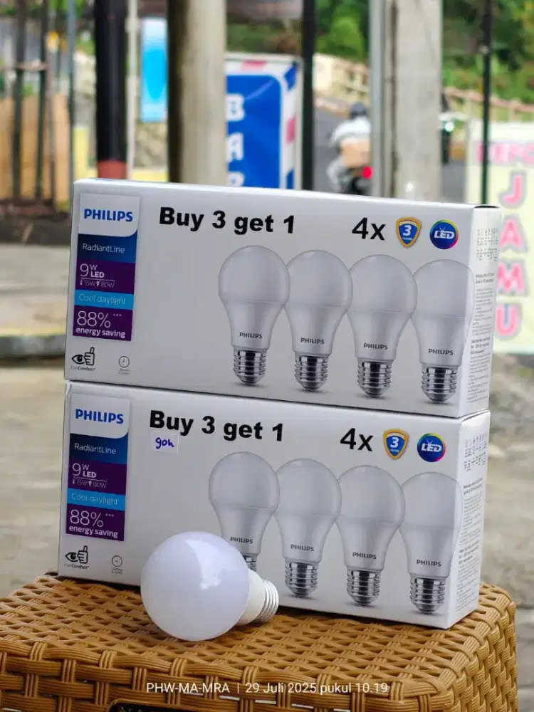 Lampu LED Philips 9watt ( BISA COD )