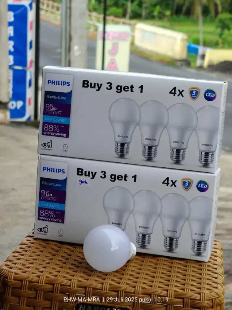 Lampu LED Philips 9watt ( BISA COD )