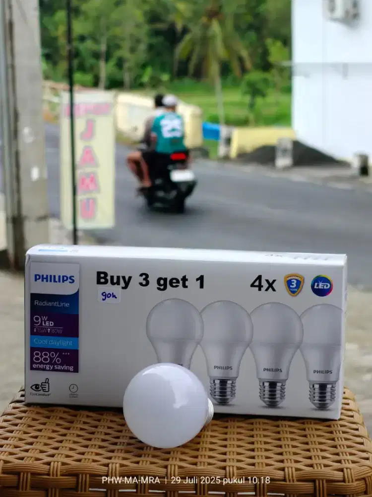 Lampu LED Philips 9watt ( BISA COD )