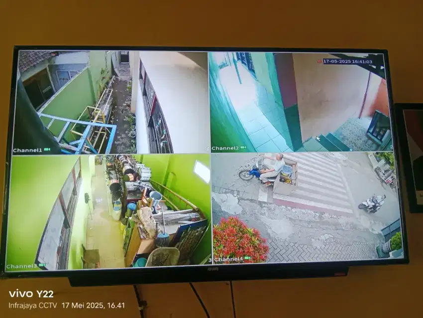 kamera paket 4 cctv include instalasi sampai finish baru bayar