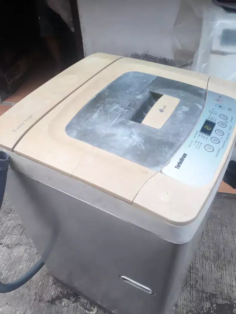 Jual mesin cuci 1 tabung LG juosssss orii rii cek sepuanya.