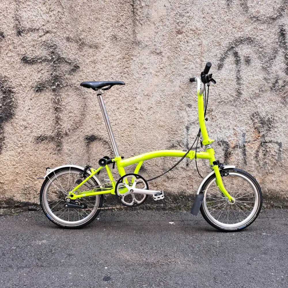 Brompton M3L Lime Green Tahun 2019