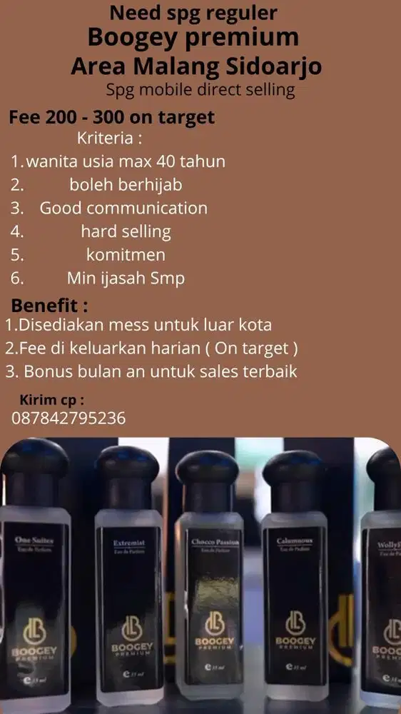 Spg parfum area sidoarjo