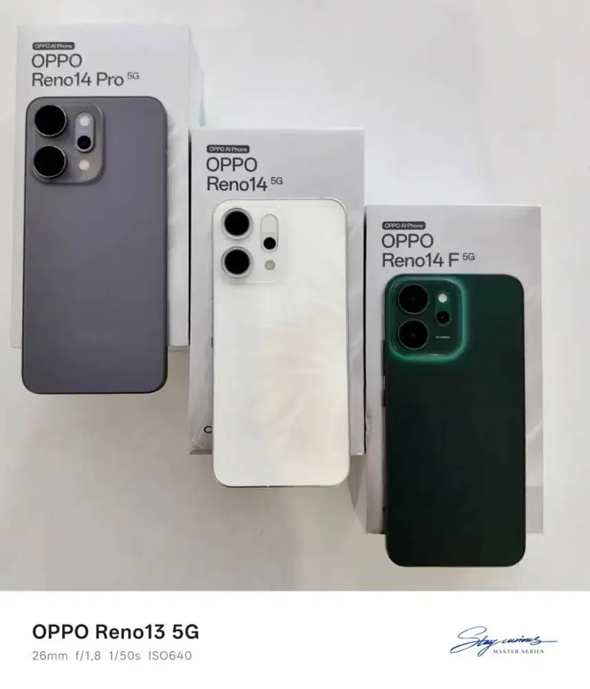 OPPO Reno14 Pro 5G 12+512GB cash-kredit-tukar-tambah-cicilan mulai 0%
