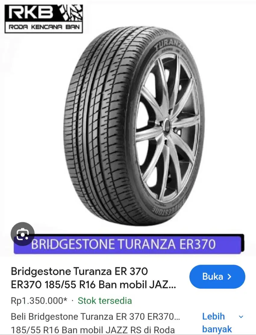 Bs turanza ER370 185/55 R16