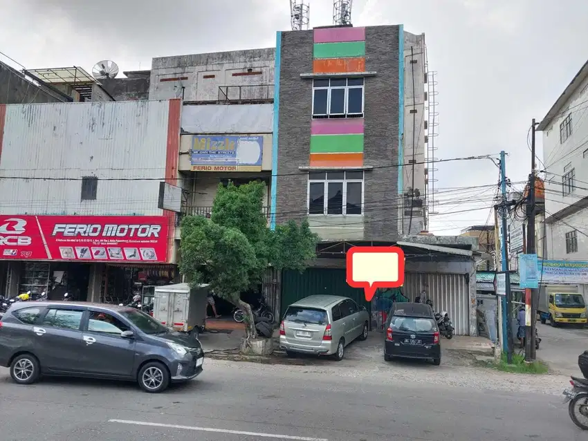 DIJUAL RUKO LUAS SIMPANG CHARITAS JALAN VETERAN PALEMBANG