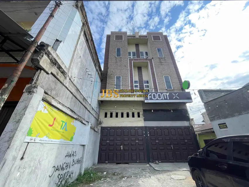 Dijual/ Disewakan Ruko di Jalan Denai (Daerah Mandala), Medan Denai