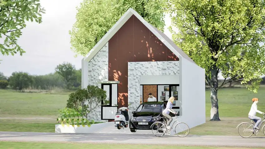 Dijual Rumah Minimalis Scandinavia 3 kamar tidur